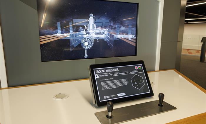 Image of the Docking Manoeuvre exhibit.